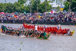 60 đội tham gia tranh tài tại giải đua ghe ngo lớn nhất miền Tây